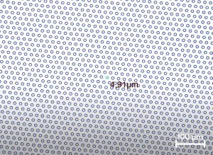 Fused silica, 0.5 mm, bottom view, illuminated