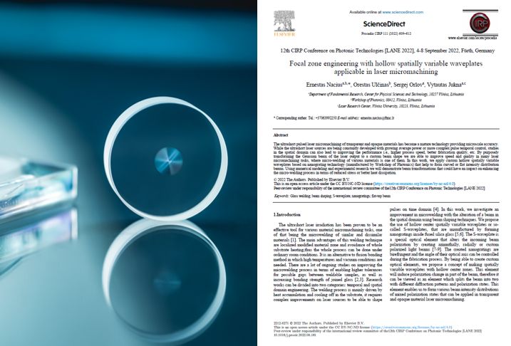 Focal Zone Engineering With Hollow Spatially Variable Waveplates ...